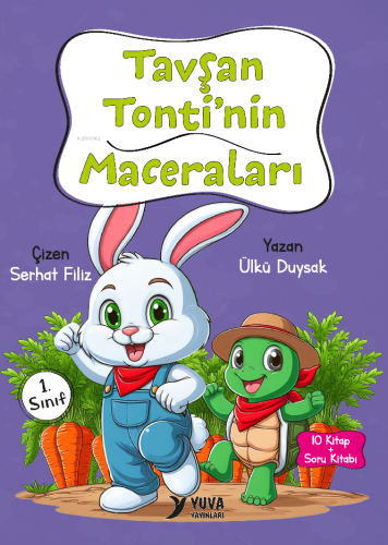 Tavşan Tonti'nin Maceraları;10 Kitap + Soru Kitabı - Kitapiks.com