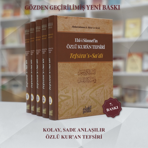 Tefsirus Sadi (5 Cilt); Özlü Kur'an Tefsiri - Kitapiks.com