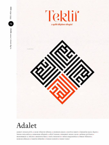 Teklif 5. Sayı;2 Aylık Düşünce Dergisi - Kitapiks.com