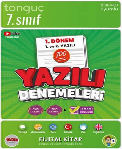 Tonguç Akademi 7. Sınıf Yazılı Denemeleri 1. Dönem 1 ve 2. Yazılı - Ki