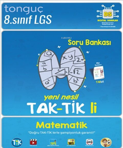 Tonguç Akademi 8. Sınıf Matematik Taktikli Soru Bankası - Kitapiks.com