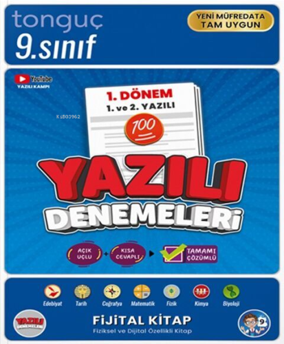 Tonguç Akademi 9. Sınıf Yazılı Denemeleri 1. Dönem 1 ve 2. Yazılı - Ki