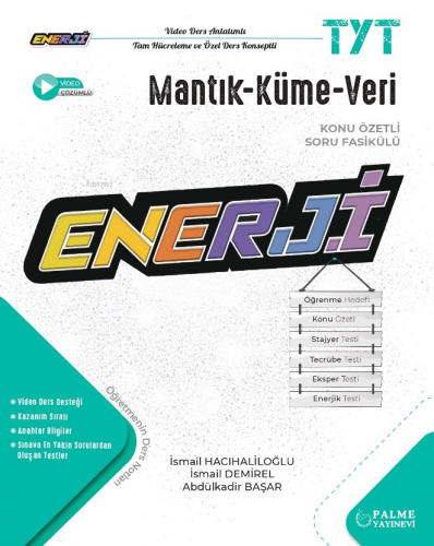 TYT Enerji Mantık-Küme-Veri Konu Özetli Soru Fasikülü - Kitapiks.com