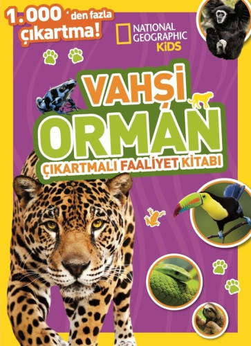 Vahşi Orman (Çıkartmalı Faaliyet Kitabı) - Kitapiks.com