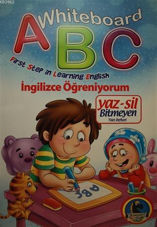 Whiteboard ABC First Step in Learning English / Yaz-Sil Bitmeyen Yazı 