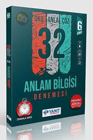 Yanıt Yayınları 6. Sınıf Anlam Bilgisi 32 Deneme - Kitapiks.com