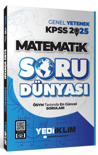 Yediiklim Yayınları 2025 Genel Kültür Matematik Soru Dünyası - Kitapik