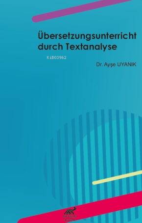 Übersetzungsunterricht Durch Textanalyse - 1