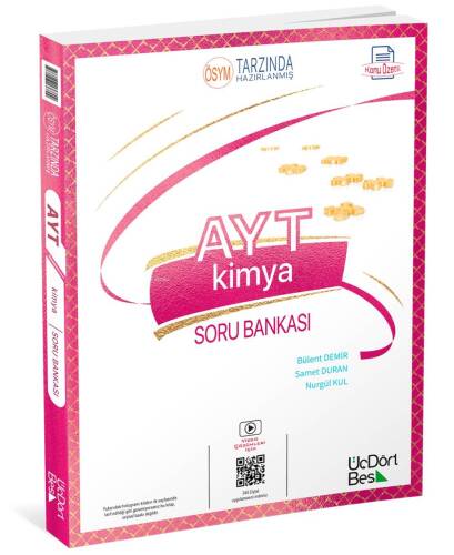 Üç Dört Beş Yayınları AYT Kimya Soru Bankası - 1