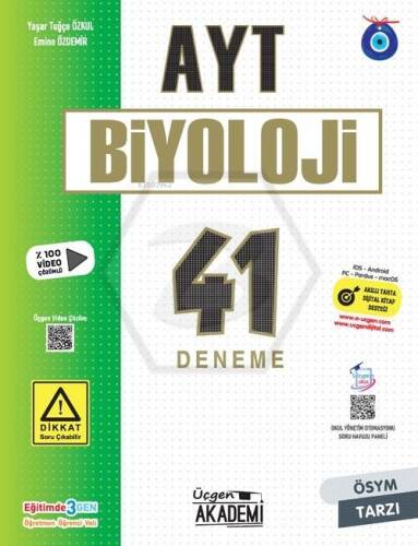 Üçgen Akademi AYT - Biyoloji- 41 Deneme - 2024 - 1