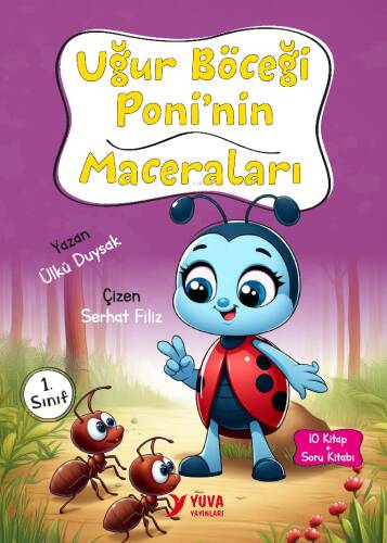 Uğur Böceği Poni'nin Maceraları;10 Kitap + Soru Kitabı - 1