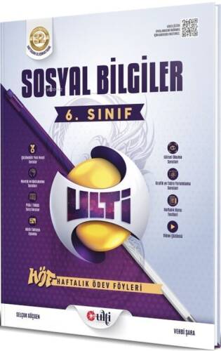 Ulti Yayınları 6. Sınıf Sosyal Bilgiler Haftalık Ödev Föyleri - 1