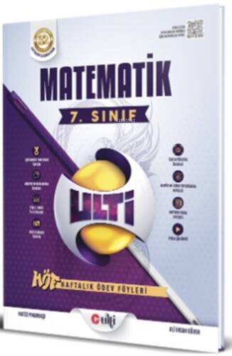 Ulti Yayınları 7. Sınıf Matematik Haftalık Ödev Föyleri - 1