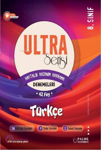 Ultra Serisi 8.Sınıf Türkçe Deneme Kitabı - 1