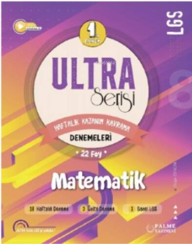 Ultra Serisi LGS 1.Dönem Matematik Denemeleri - 1