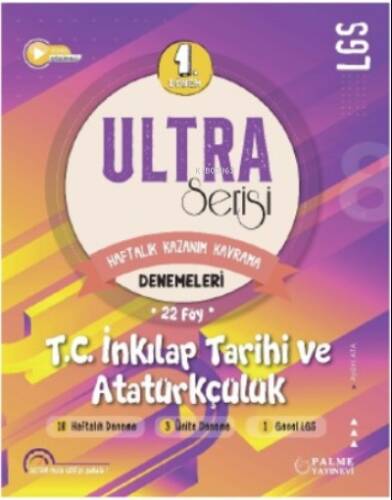 Ultra Serisi LGS 1.Dönem TC. İnkılap Tarihi Ve Atatürkçülük Denemeleri - 1