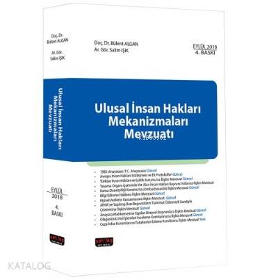 Ulusal İnsan Hakları Mekanizmaları Mevzuatı - 1