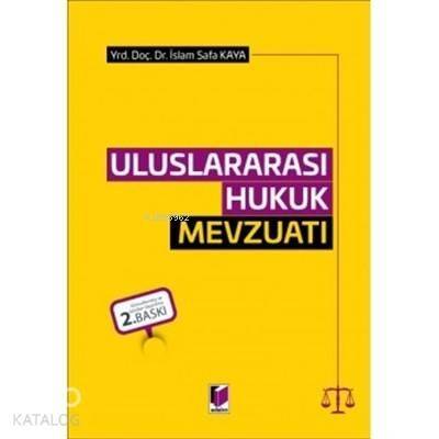 Uluslararası Hukuk Mevzuatı - 1