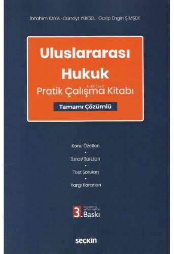 Uluslararası Hukuk Pratik Çalışma Kitabı ;Tamamı Çözümlü - 1