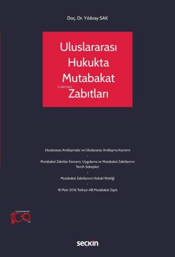 Uluslararası Hukukta Mutabakat Zabıtları - 1