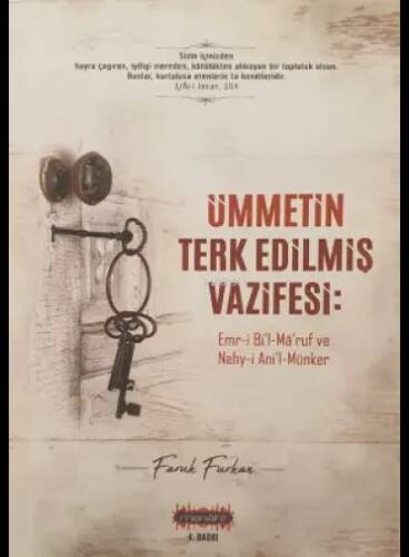 Ümmetin Terkedilmiş Vazifesi;Emr-i Bi'l Ma'ruf ve Nehy-i Ani'l-Münker - 1