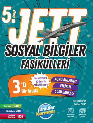 Ünlüler Karması 5. Sınıf Jett Sosyal Bilgiler Fasikülleri Soru Bankası - 1