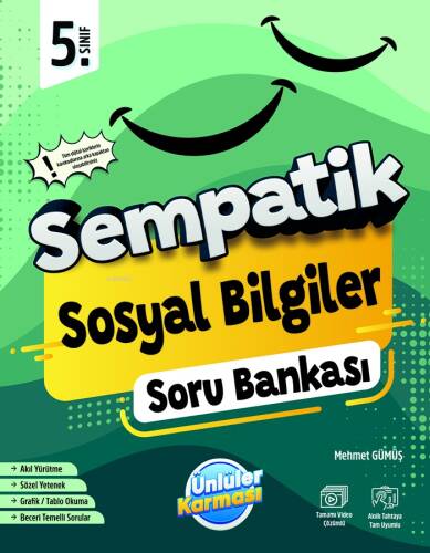 Ünlüler Karması 5 Sınıf Sempatik Sosyal Bilgiler Soru Bankası - 1