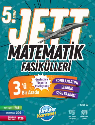 Ünlüler Karması 5.Sınıf Jett Matematik Fasiküller Soru Bankası - 1