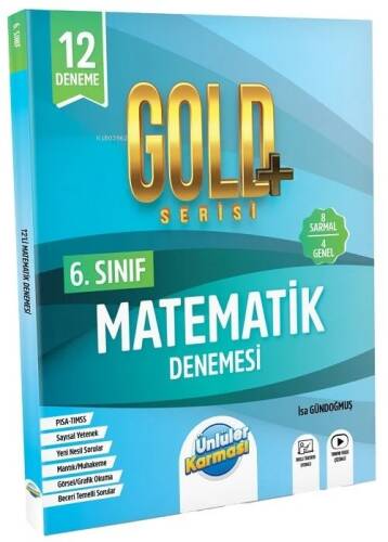 Ünlüler Karması 6. Sınıf Gold Matematik 12 Deneme - 1