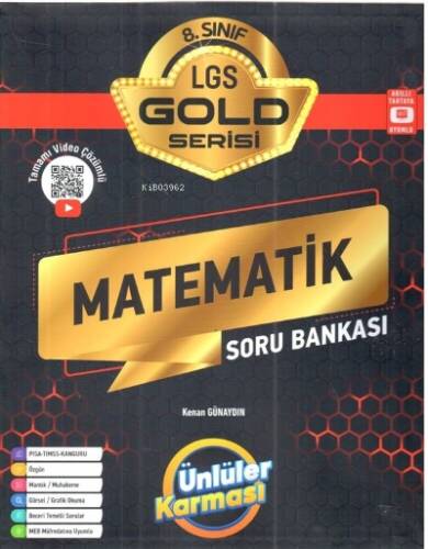 Ünlüler Karması 8. Sınıf Gold Matematik Soru Bankası - 1