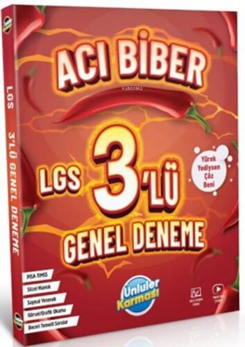 Ünlüler Karması 8. Sınıf LGS Acı Biber 3+ 1 Genel Deneme - 1