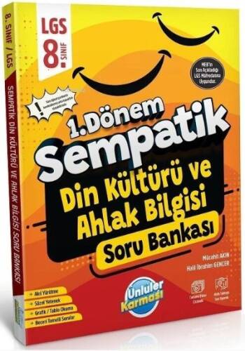 Ünlüler Karması 8. Sınıf LGS Din Kültürü ve Ahlak Bilgisi 1. Dönem Sempatik Soru Bankası - 1