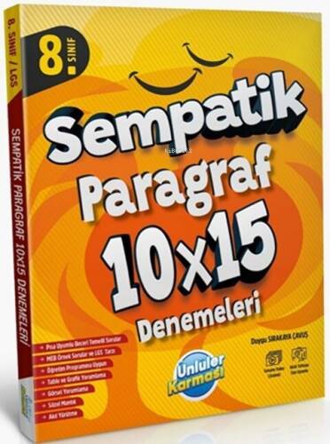 Ünlüler Karması 8. Sınıf Paragraf Sempatik 10 x 15 Deneme - 1