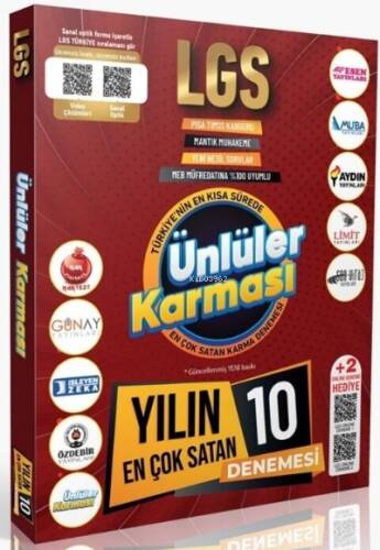 Ünlüler Karması Lgs Genel 10+2 Karma Deneme (Yeni) - 1