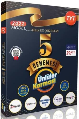 Ünlüler Karması Tyt Genel 5 Karma Deneme (Yeni) - 1