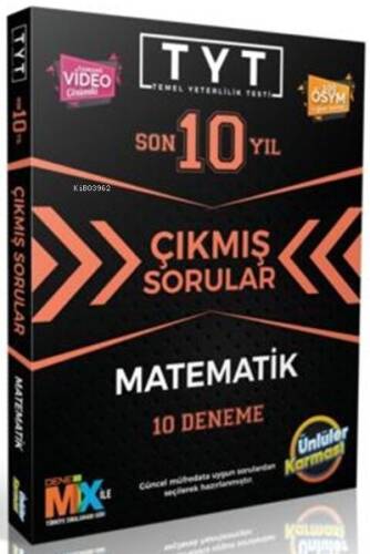 Ünlüler Karması Tyt Matematik Tıpkı Basım 10 Karma Deneme (2012-2021) - 1