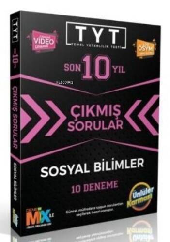 Ünlüler Karması Tyt Sosyal Bilimler Tıpkı Basım 10 Karma Deneme (2012-2021) - 1