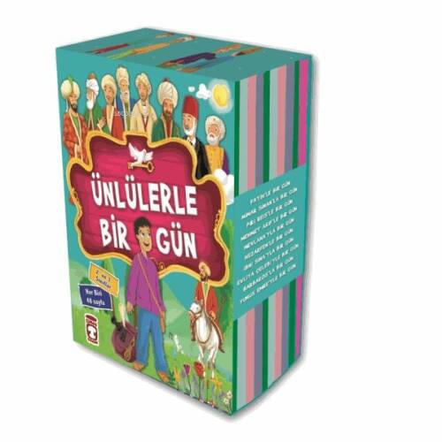 Ünlülerle Bir Gün Seti (10 Kitap Takım); Ünlülerle Bir Gün Serisi, 8+ Yaş - 1