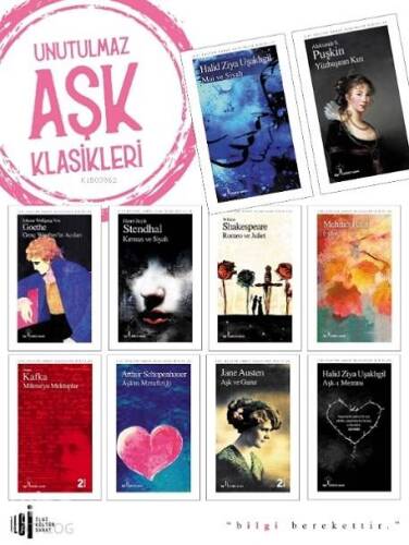 Unutulmaz Aşk Klasikleri Set (10 Kitap) - 1