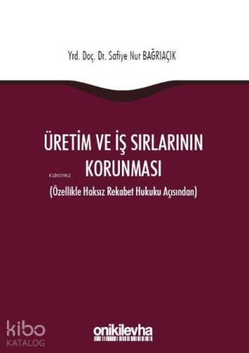 Üretim ve İş Sırlarının Korunması - 1