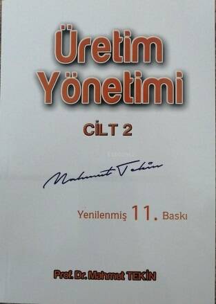 Üretim Yönetimi Cilt 2 - 1