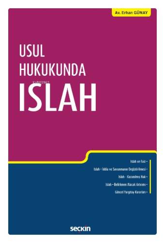 Usul Hukukunda Islah - 1