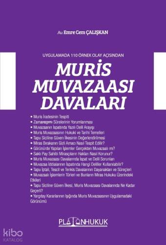 Uygulamada 110 Örnek Olay Açısından Muris Muvazaası Davaları - 1