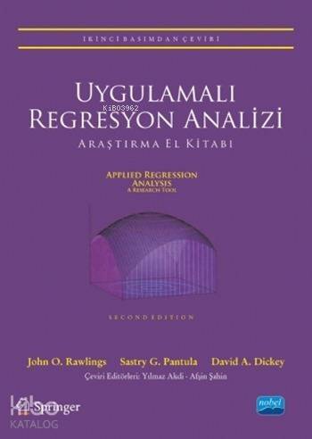 Uygulamalı Regresyon Analizi; Applied Regression Analysis - 1