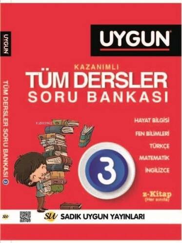 Uygun - 3.Sınıf Tüm Dersler Kazanımlı Soru Bankası - 1