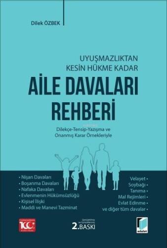 Uyuşmazlıktan Kesin Hükme Kadar Aile Davaları Rehberi - 1