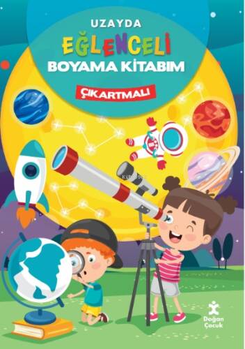 Uzayda Eğlenceli Boyama Kitabım - 1