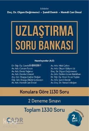 Uzlaştırma Soru Bankası (Konulara Göre 1130 Soru, 2 Deneme Sınavı, Toplam 1330 Soru) - 1