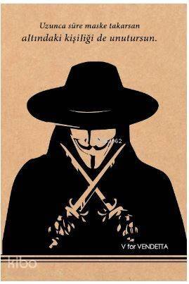 V For Vendetta - Kraft Defter - 1