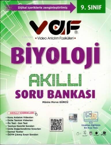 Vaf 09.Sınıf Soru Bankası Biyoloji - 2022 - 1